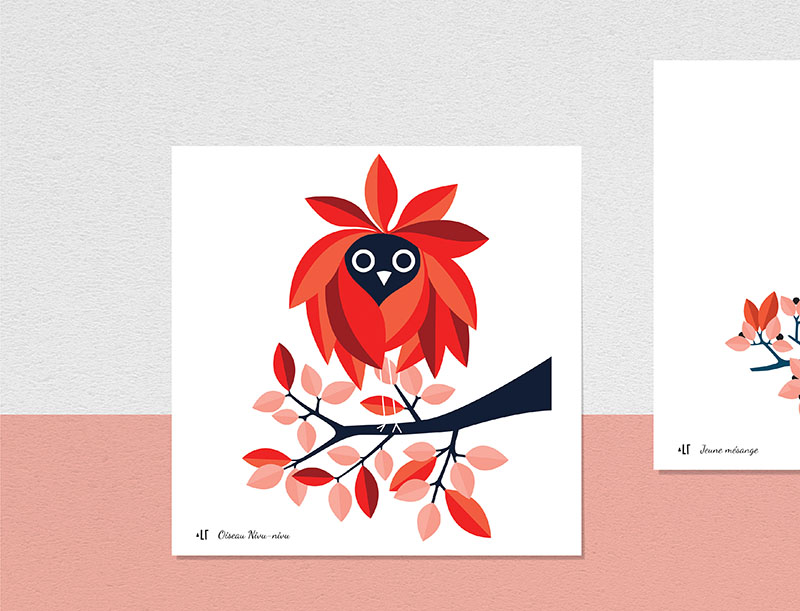 illustration les oiseaux