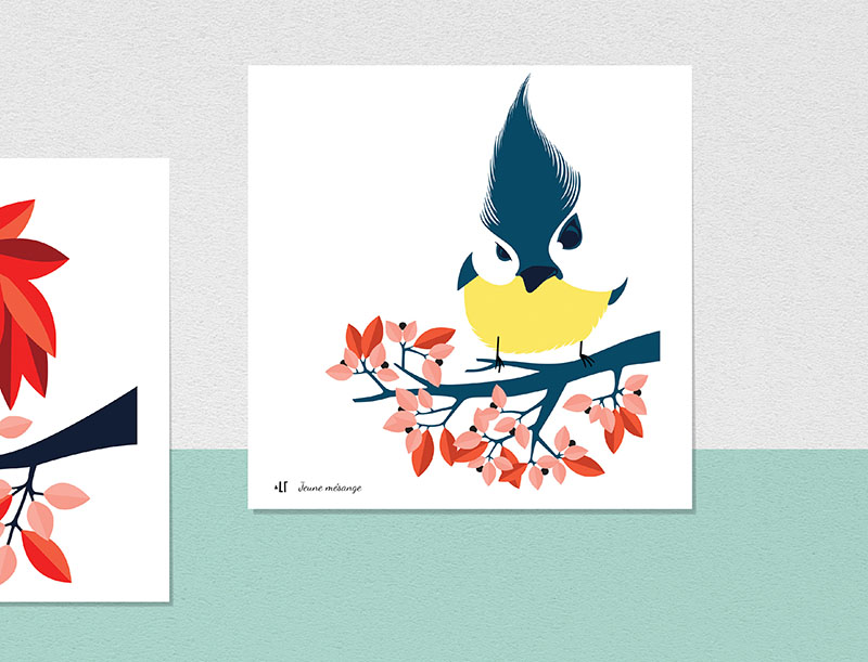 illustration les oiseaux 2